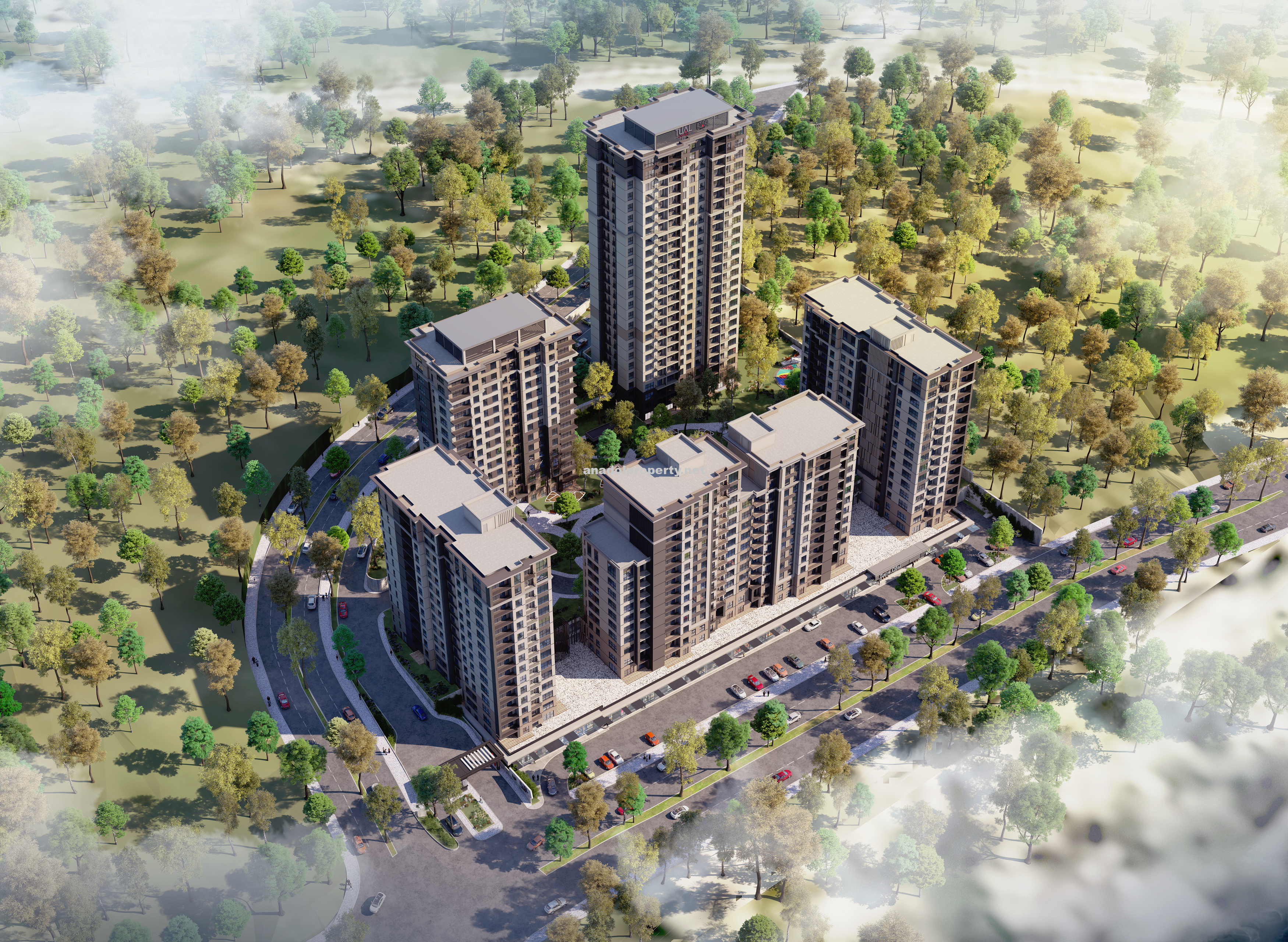 A project in the Bahcesehir area of Istanbul